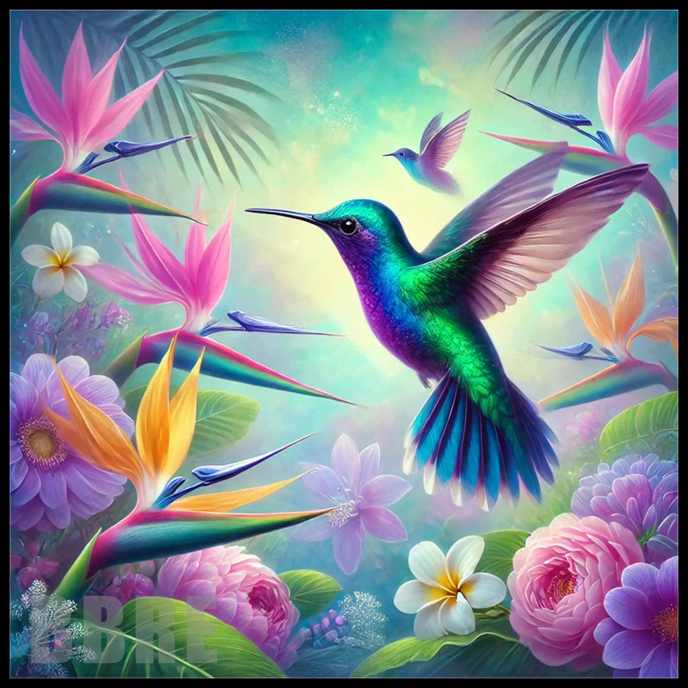 Hummingbird Paradise 2 20 OZ Sublimation Wrap