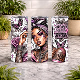 Sarcasm Queen 20 OZ Wrap Mockup