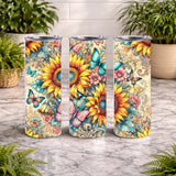 Sunflower Bliss 20 OZ Wrap Mockup