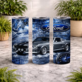 Ford Mustang 20 OZ Wrap Mockup