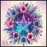 Floral Pentagram 20 OZ Sublimation Wrap