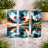 Lighthouse Reflection 20 OZ Wrap Mockup