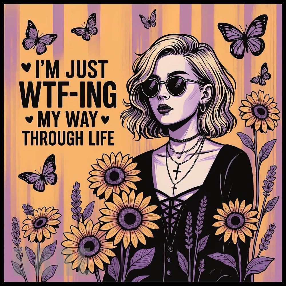 Wtf Girl 20 OZ Sublimation Wrap