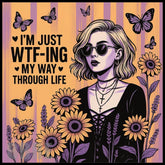 Wtf Girl 20 OZ Sublimation Wrap