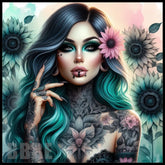 Floral Goddess 6 20 OZ Sublimation Wrap