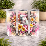 Tropical Parrot 20 OZ Wrap Mockup
