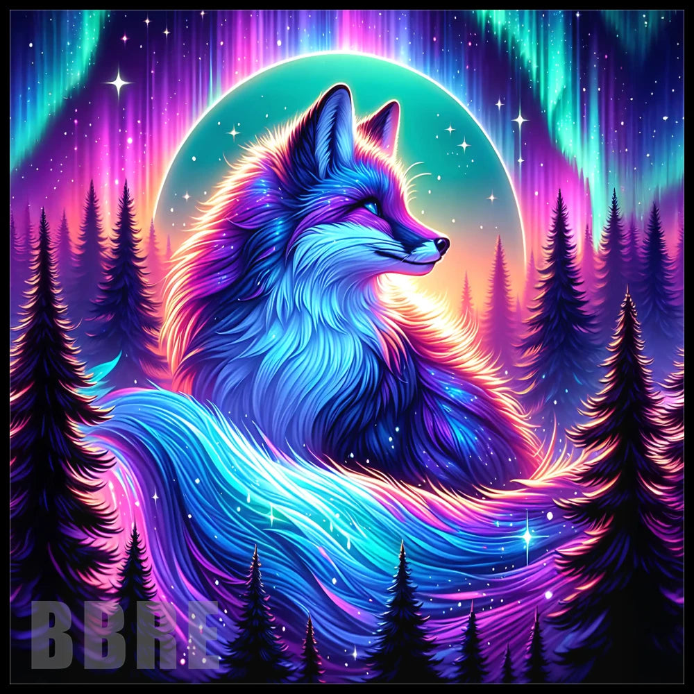 Aurora Fox 20 OZ Sublimation Wrap