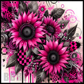 Pink Sunflowers 20 OZ Sublimation Wrap