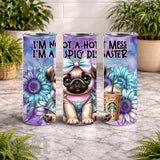 Spicy Pug 20 OZ Wrap Mockup