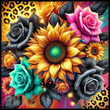 Floral Burst 8 20 OZ Sublimation Wrap