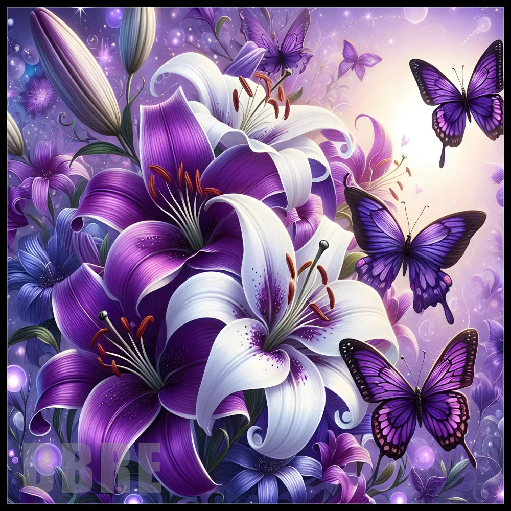 Floral Butterfly 20 OZ Sublimation Wrap
