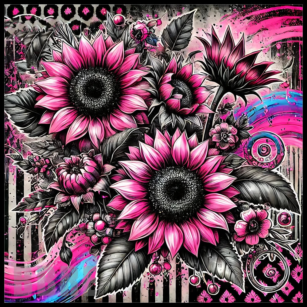 Floral Burst 11 20 OZ Sublimation Wrap