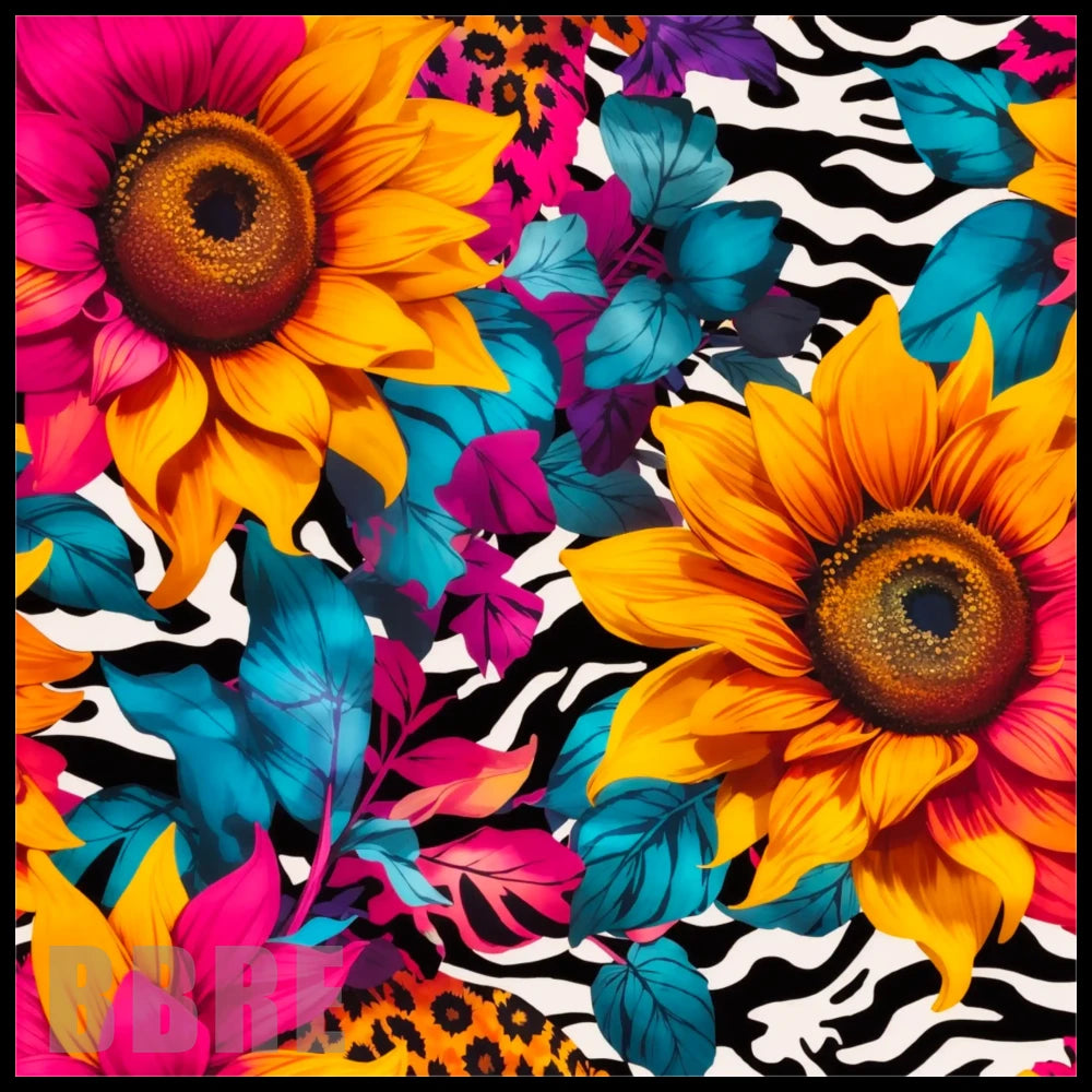 Sunflower Jungle 20 OZ Sublimation Wrap