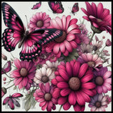 Butterfly Blooms 5 20 OZ Sublimation Wrap