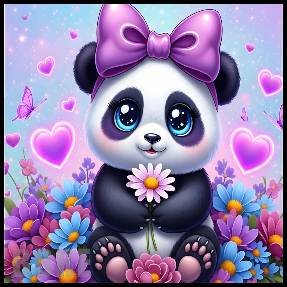 Cute Panda 20 OZ Sublimation Wrap