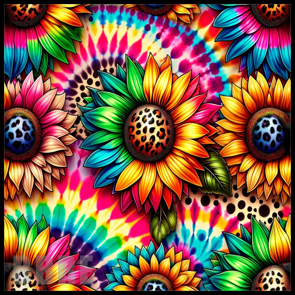 Vibrant Sunflowers 3 20 OZ Sublimation Wrap