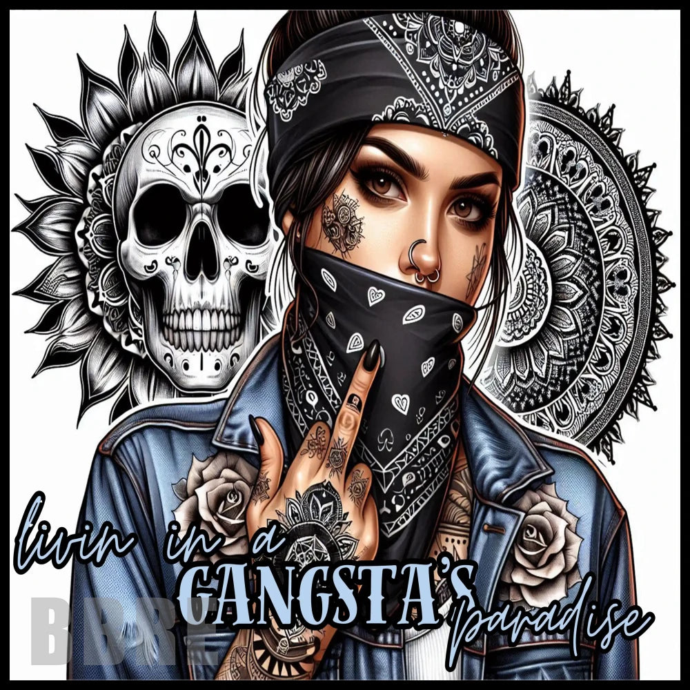 Gangsta Paradise 20 OZ Sublimation Wrap