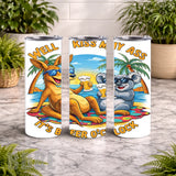 Kangaroo Koala 20 OZ Wrap Mockup