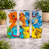 Pokemon Friends 20 OZ Wrap Mockup