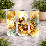 Bee Blossom 2 20 OZ Wrap Mockup