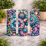 Floral Burst 15 20 OZ Wrap Mockup