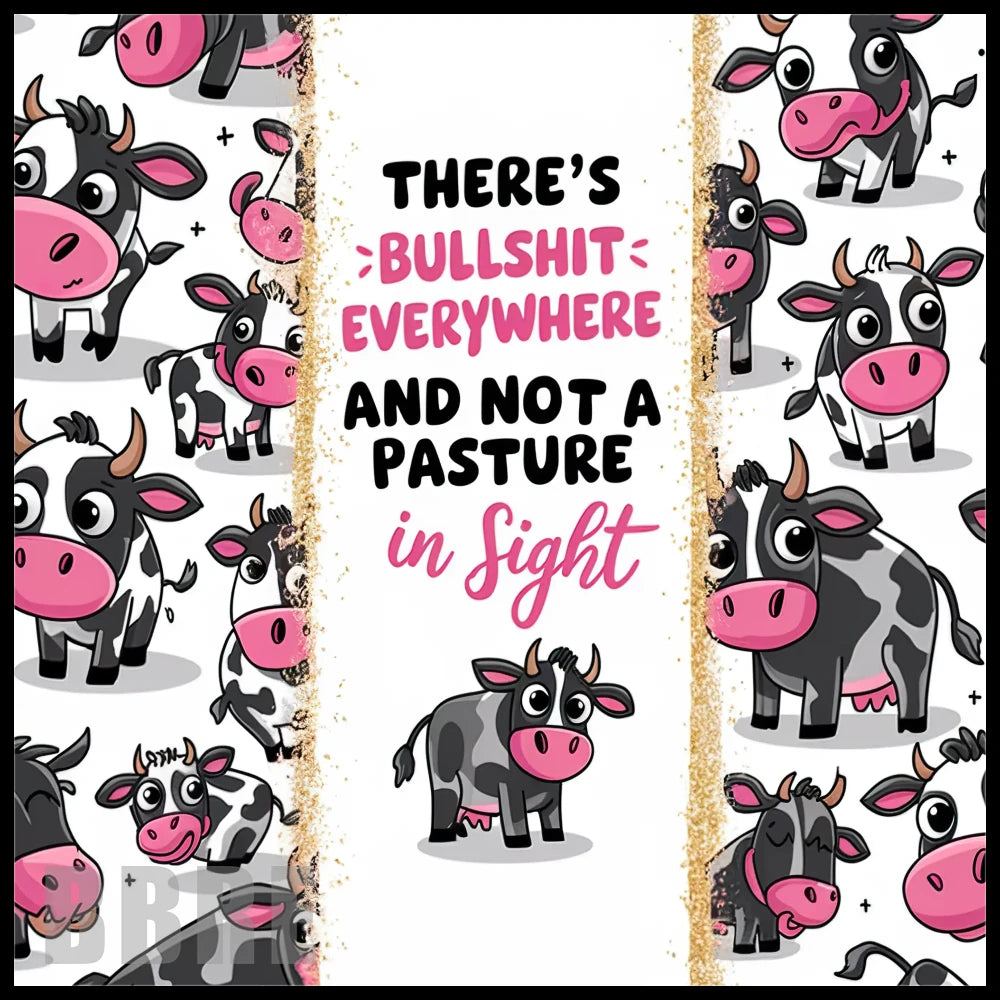 Funny Cow 20 OZ Sublimation Wrap