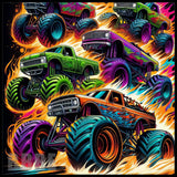 Monster Truck 2 20 OZ Sublimation Wrap
