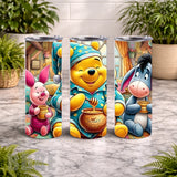 Winnie Pooh 2 20 OZ Wrap Mockup