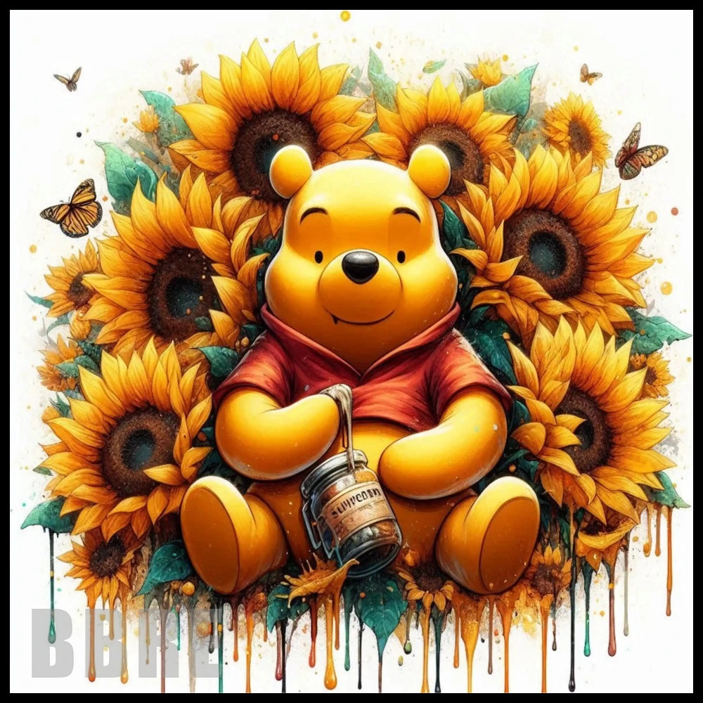 Sunflower Pooh 20 OZ Sublimation Wrap