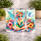 Fairy Reading 20 OZ Wrap Mockup