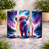 Cosmic Highlander 20 OZ Wrap Mockup