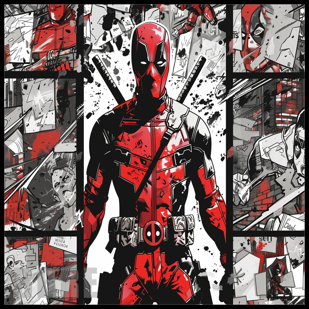Deadpool Art 20 OZ Sublimation Wrap