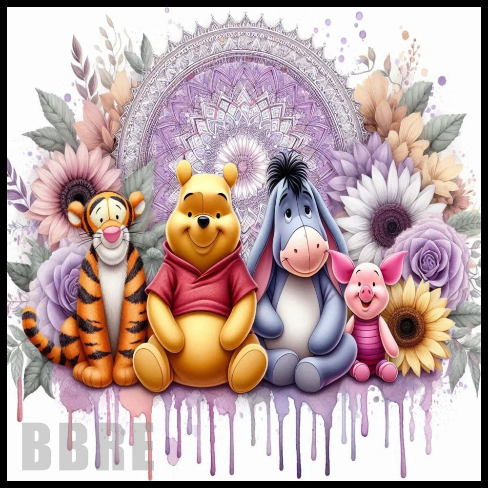 Winnie Friends 2 20 OZ Sublimation Wrap
