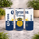 Corona Tumbler 20 OZ Wrap Mockup