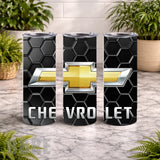 Chevrolet Logo 20 OZ Wrap Mockup