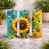 Bee Blossom 4 20 OZ Wrap Mockup