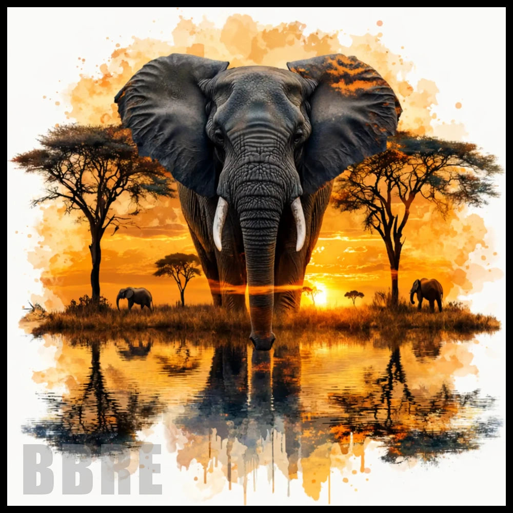 Majestic Elephant 7 20 OZ Sublimation Wrap