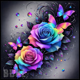 Butterfly Roses 2 20 OZ Sublimation Wrap
