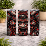 Samurai Mask 20 OZ Wrap Mockup