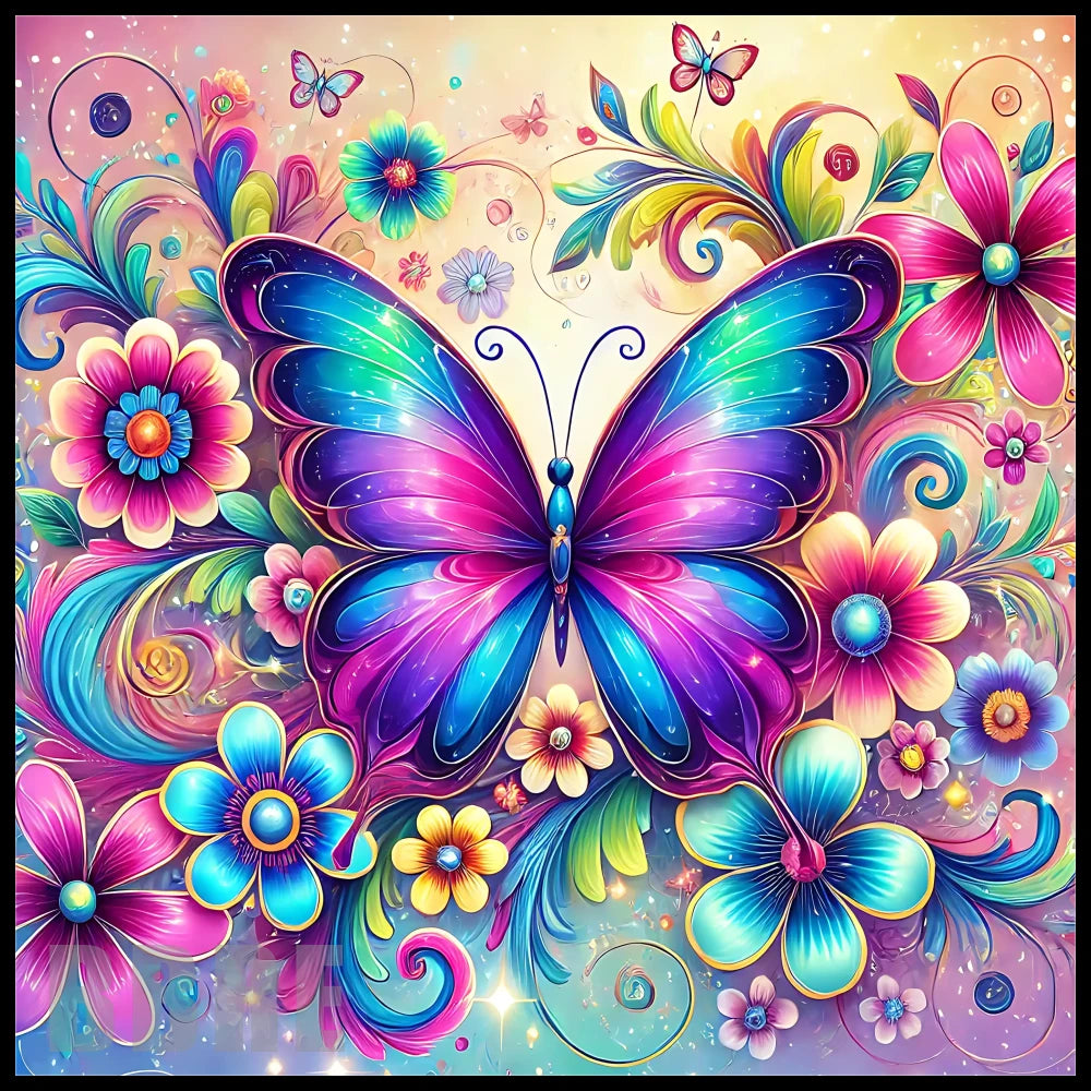 Butterfly Blossom 15 20 OZ Sublimation Wrap
