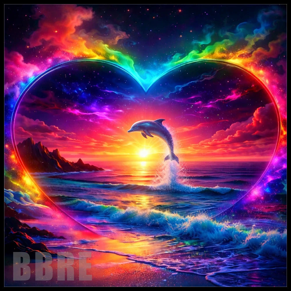 Dolphin Sunset 20 OZ Sublimation Wrap
