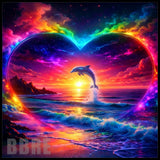 Dolphin Sunset 20 OZ Sublimation Wrap