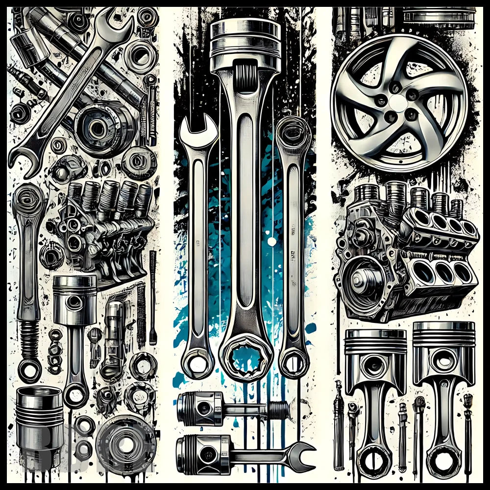 Mechanic Tools 20 OZ Sublimation Wrap