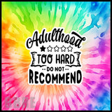 Adulthood Tumbler 20 OZ Sublimation Wrap