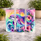 Dolphin Paradise 2 20 OZ Wrap Mockup