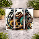 Cowboy Boots 20 OZ Wrap Mockup