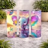 Colorful Elephant 5 20 OZ Wrap Mockup
