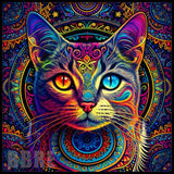 Psychedelic Cat 20 OZ Sublimation Wrap