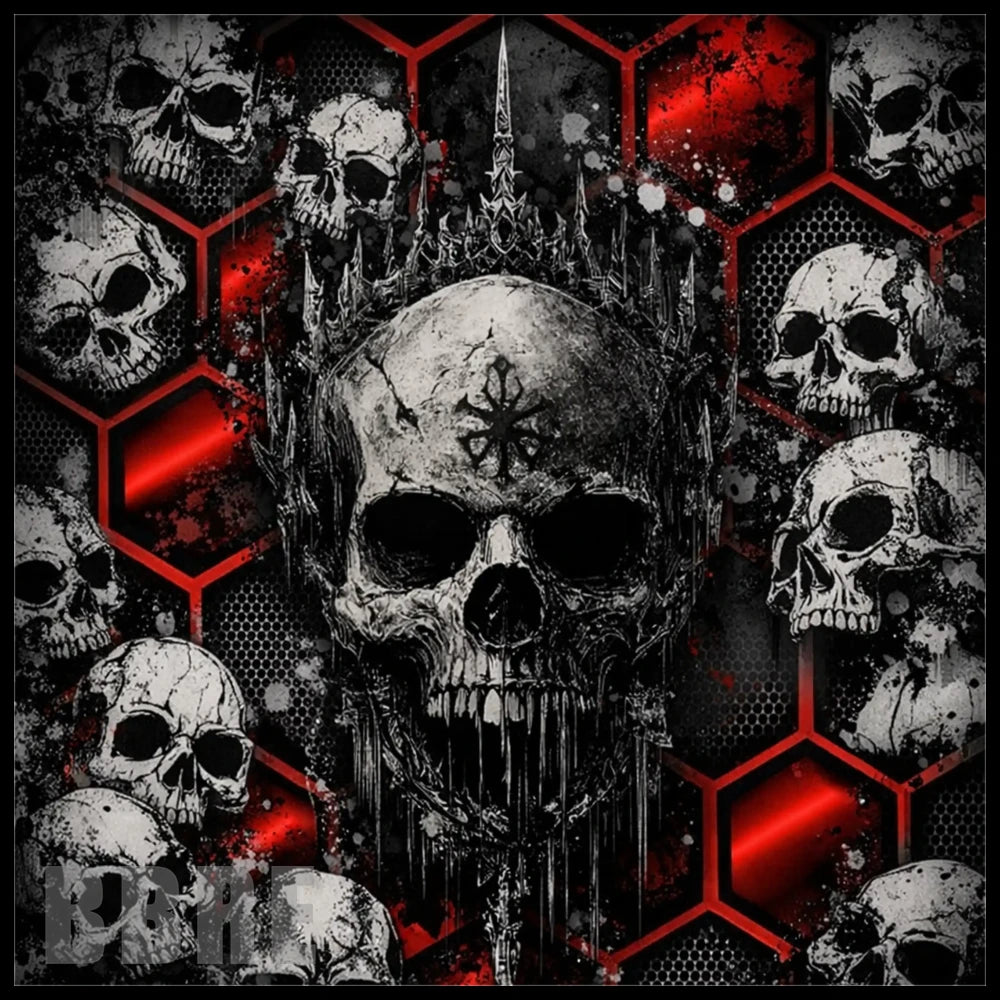 Gothic Skull 11 20 OZ Sublimation Wrap