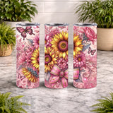 Floral Bouquet 20 OZ Wrap Mockup